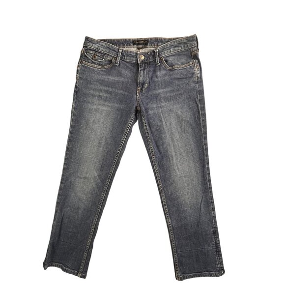 Banana Republic Denim - Banana Republic Jeans Womens 8 Blue Stretch Denim Straight Leg Classic Fit Pants